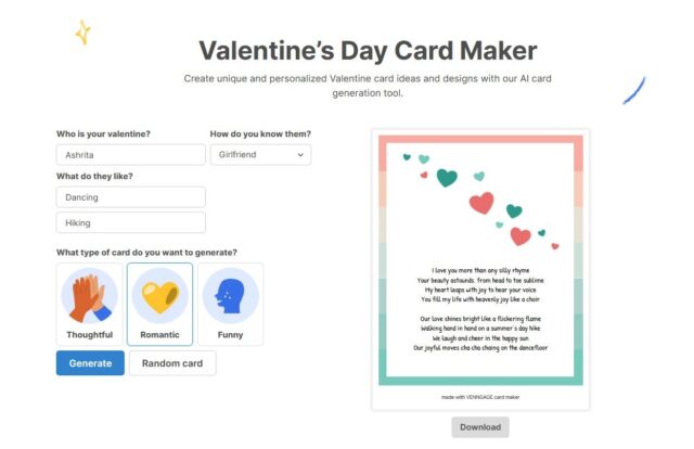 venngage-ai-valentines-card-maker